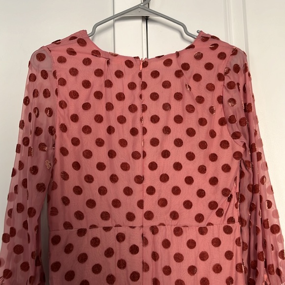 ModCloth/Saint Geraldine pink lace up dress - Picture 4 of 4